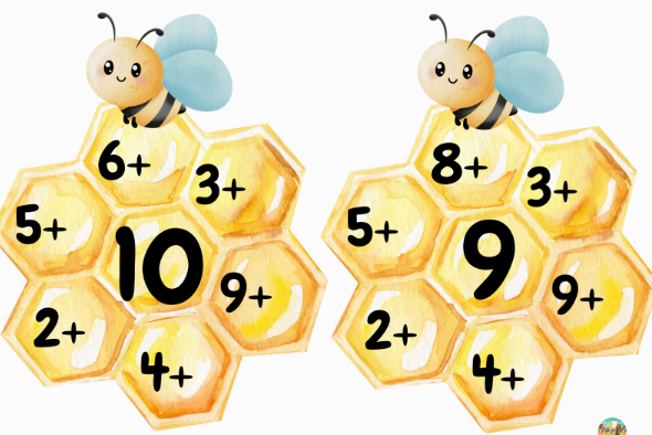 Descomposición de números. "Abeja"