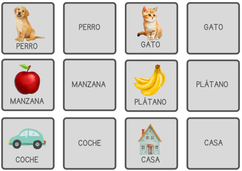 Memory Imagen-Palabra