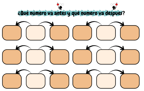 Plantillas, "Número anterior y posterior"